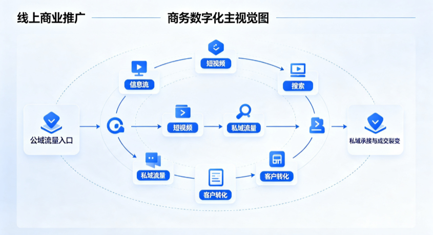 平泉县线上商业推广怎么做？全域流量闭环搭建与低成本转化实战指南